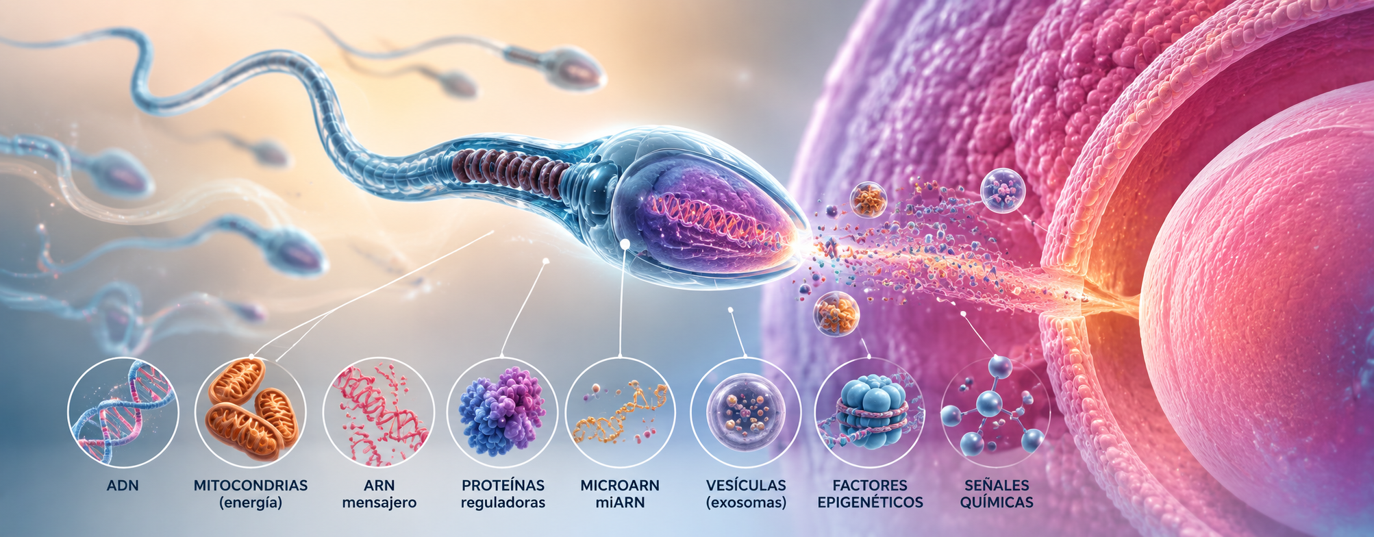 espermatozoide ADN embrión