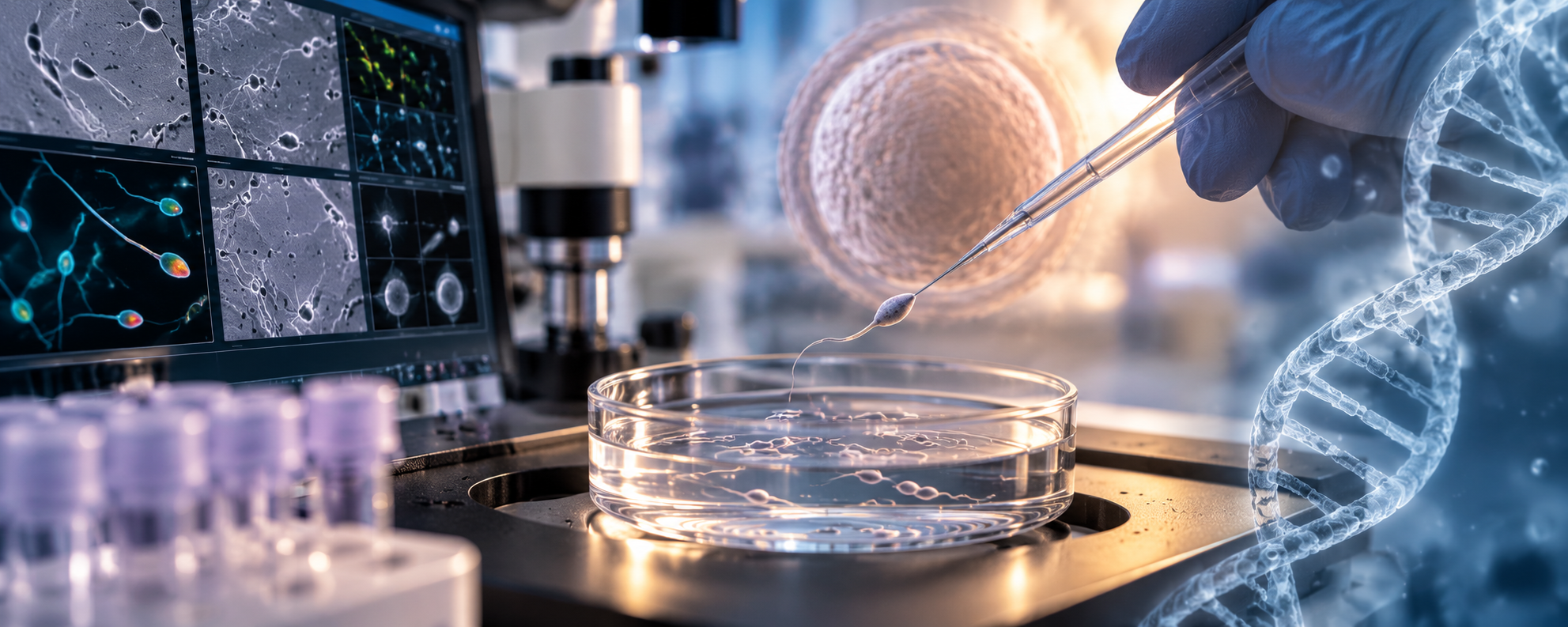 Análisis de espermatozoides en laboratorio selección espermática y fragmentación del ADN